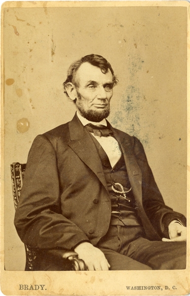 Abraham Lincoln Classic Albumen Portrait