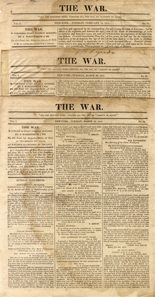 This Newspaper Was Established For The Sole Purpose of Reporting The War of 1812