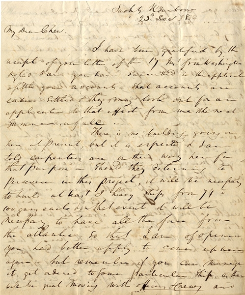 Group of War of 1812-era Letters