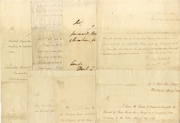 Group of (8)  Letters Signed by  Philip Falkerson Voorhees