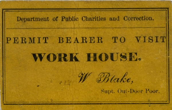 Fascinating Steamboat Ticket to the Work House