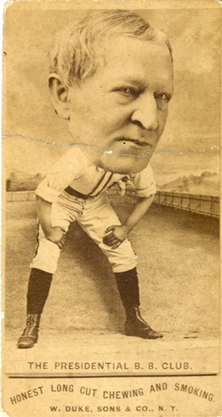 The Presidential Baseball Club Levi Morton Card
