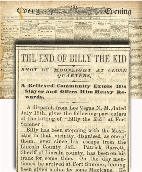 The Death of Billy the Kid