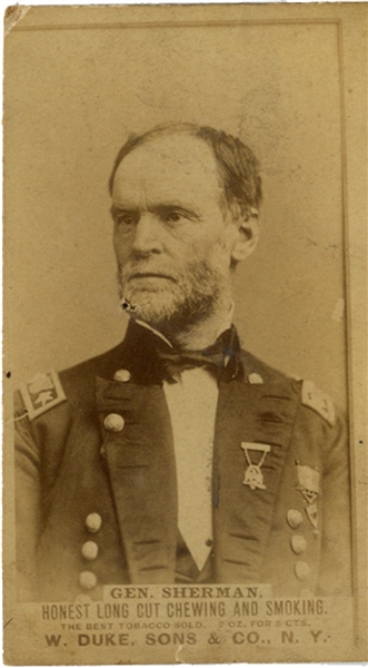 General Sherman Allows His Image For Selling Tobacco