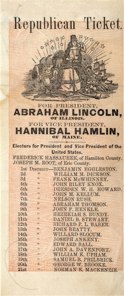 A Lincoln Election Ticket