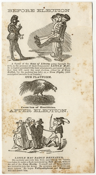Anti McClellan 1864 Campaign / Election Salt River Handout