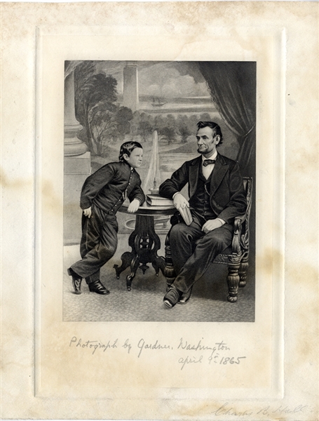 1865 Abe and Tad Lincoln