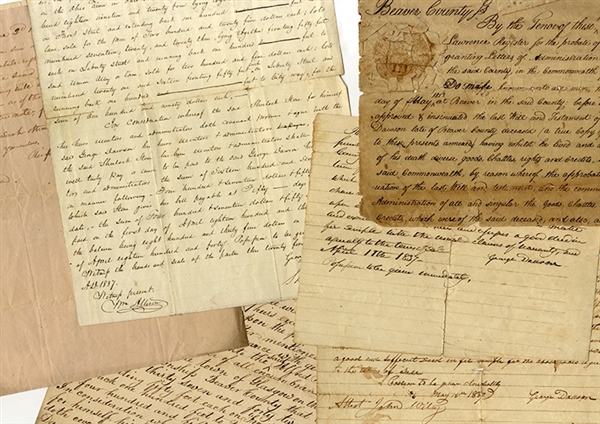 Pennsylvania Family Grouping of Manuscripts