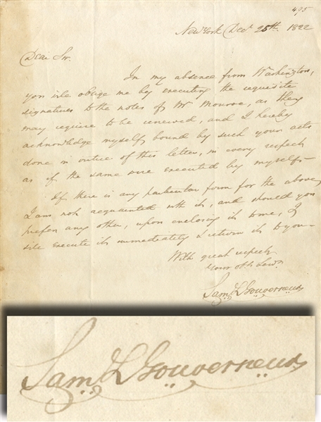  Gouverneur Served as Private Secretary to President James Monroe