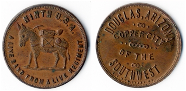 A Coin Issued For The 9th Cavalry