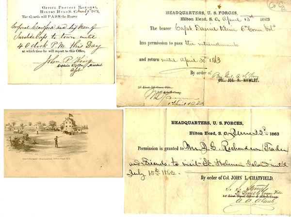 Hilton Head, S. C. Regimental/Trader Passes and More
