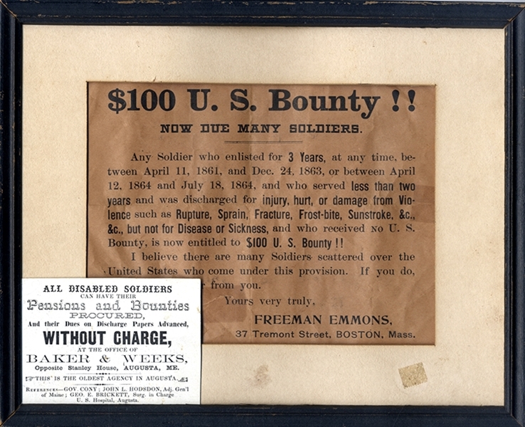 Civil War Bounty Solicitations