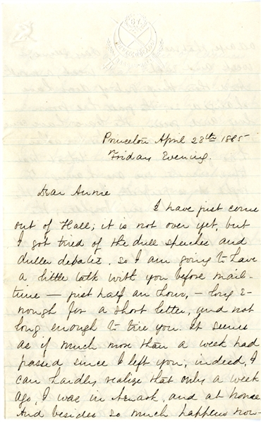 Written only two days after Booth’s killing.