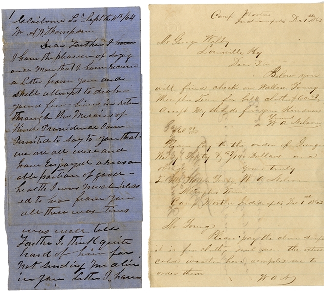 12th Louisiana Soldier Writes of the Death of His Brother and a POW Letter