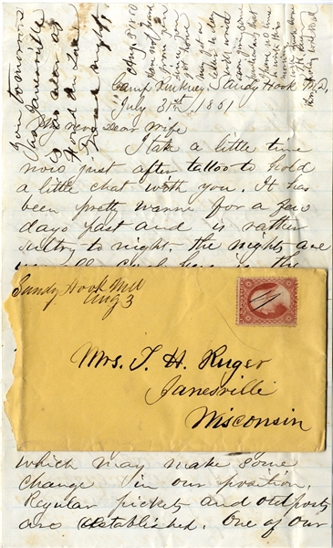 The following run of letters are from the letter archive of Thomas Howard Ruger (1833-1907) born in Lima, New York sought a career in the army graduating from West Point third in the class of 1854....