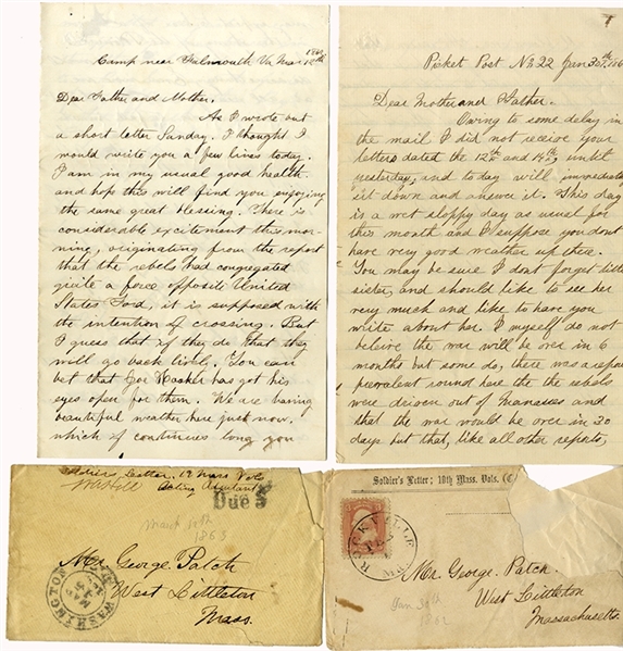 19th Massachusetts POW Letter