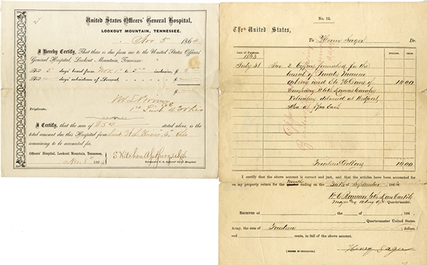 6th Kansas Cavalry Document For Coffins