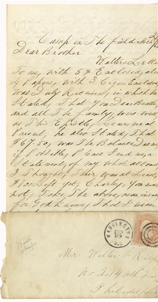199th Pennsylvania Soldier Letter - Reviewed By Lincoln