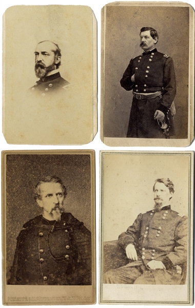 Generals McClellan, Meade, Hancock, and Kearny