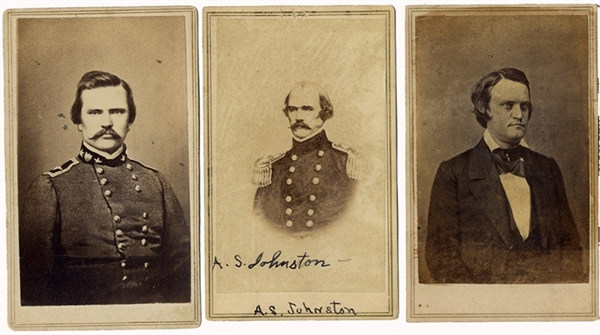 Generals Breckinridge, Johnston and Buckner