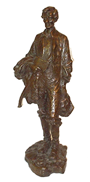 Solid Bronze Casting Of Abraham Lincoln,