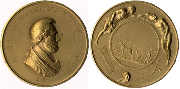 Lincoln Restruck Peace Medal