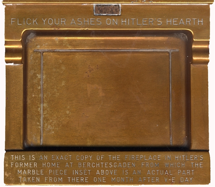 FLICK YOUR ASHES ON HITLER'S HEARTH