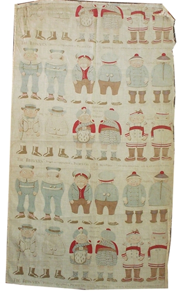 Color Printed Doll Pattern Fabric