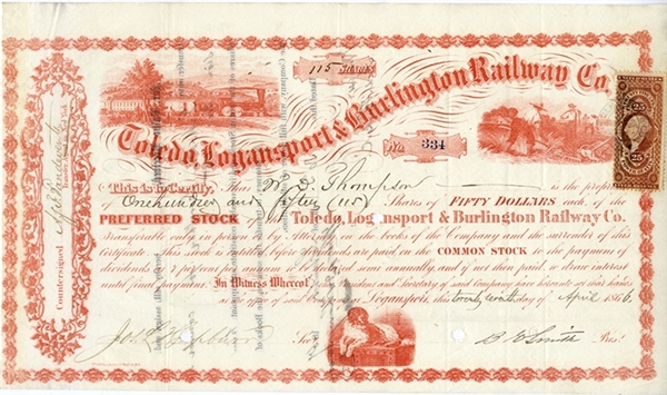  Mid-West Stock Certificate