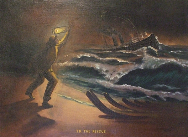 Marine Painting “To The Rescue”
