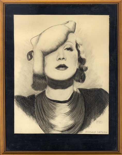 Pencil Drawing of “Marlene Dietrich”
