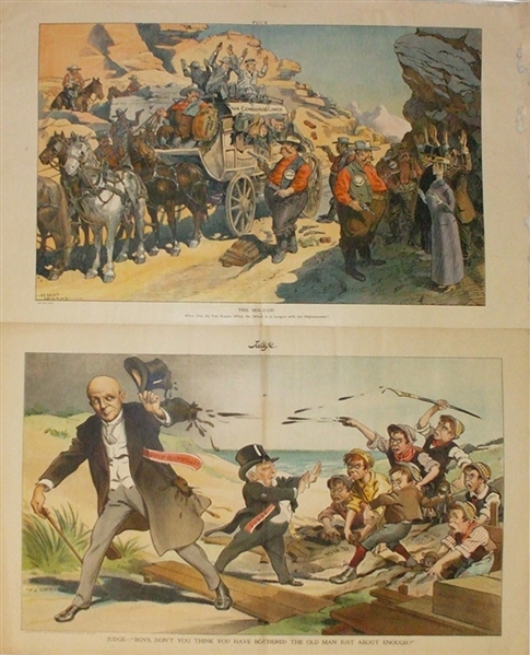 A Pair of Corruption Stone Litho Centerspreads. 