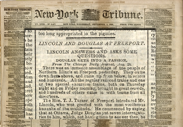 Abraham Lincoln & Stephen Douglas The Great Debates of 1858