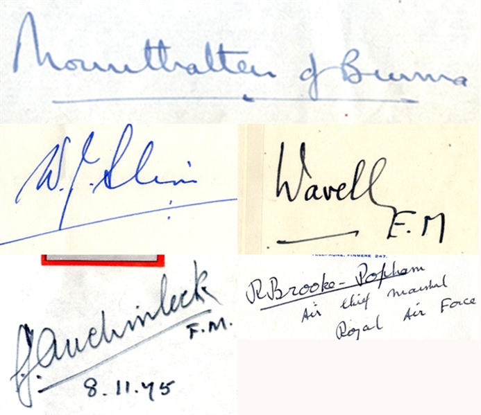 British Military Autographs
