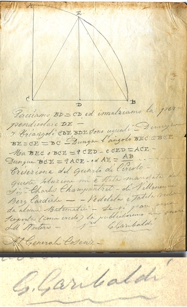 Garibaldi  Signed Diagram