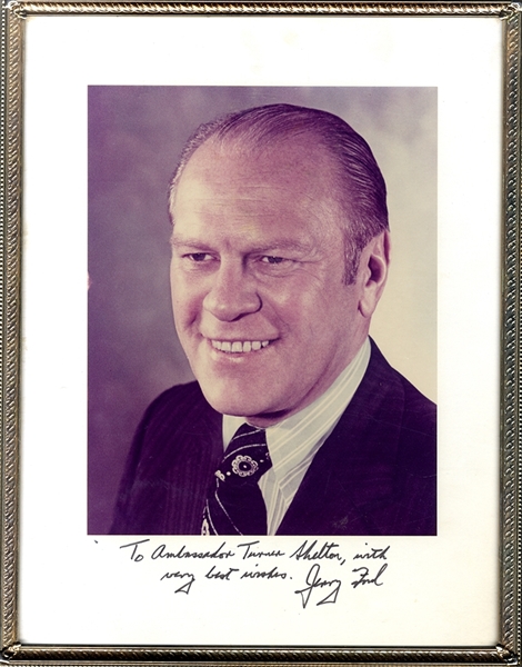 President Ford Signed Photo
