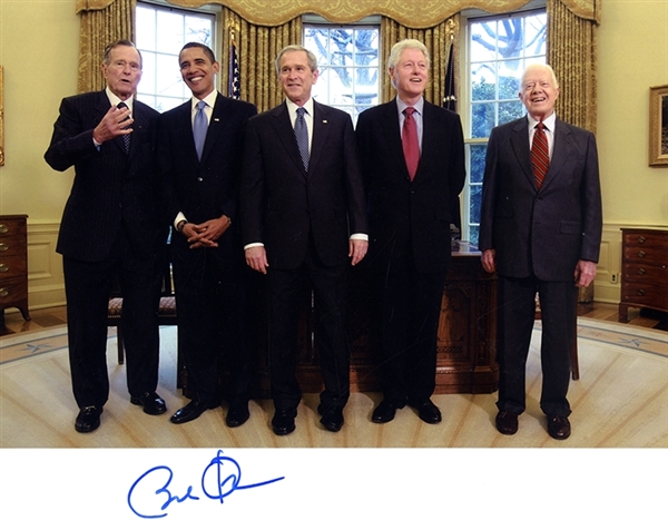 President Obama With His Predecessors