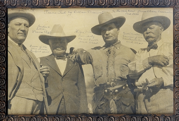 An Important Photograph of Several Wild West Showmen