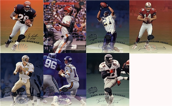 Group of Seven- 1st Downer Signed Cards