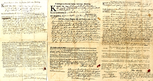 Three Colonial Connecticut Documents
