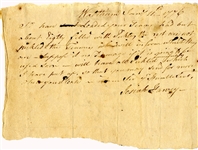 1776 Document Supplying The Revolutionary Army “...eighty filled with pickles the rest are not pickled...”