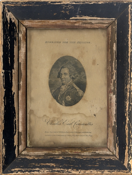 Period Engraving of Cornwallis