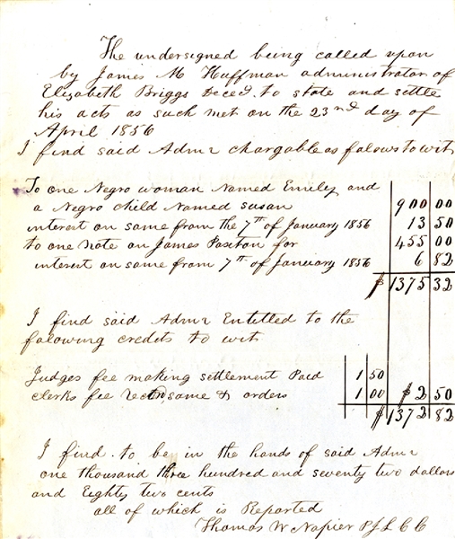 rosenthal accounting for slavery