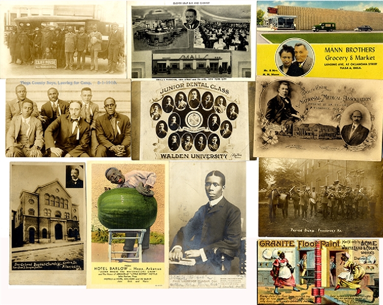 A Better Grouping of 11 African American Post Cards