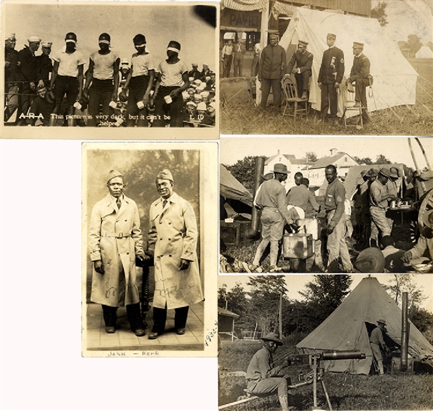 Black Americana Military Real Photo Post Cards