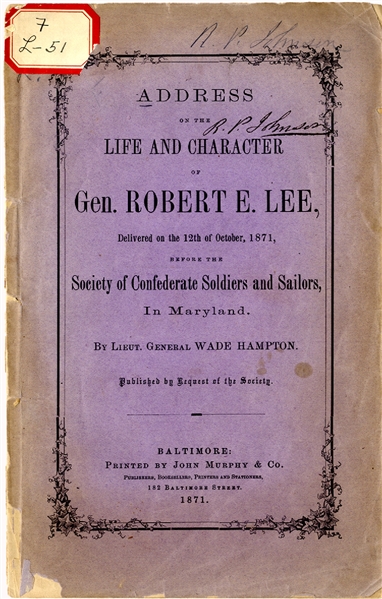On The Anniversary of Robert E. Lee’s Death