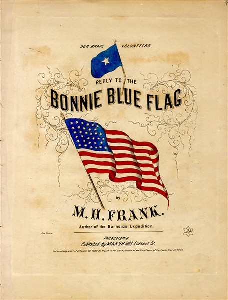 Both the Confederate and Federal Flags Adorn the Cover