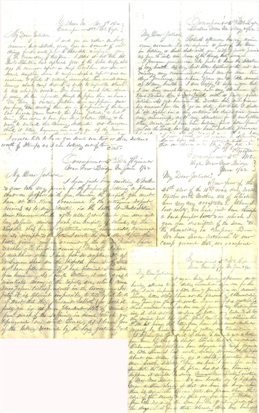 Letter Group of 2nd Maine Colonel Taken POW at Gettysburg and Later Escaped Libby Prison