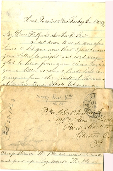 Irish Brigade Soldier Letter