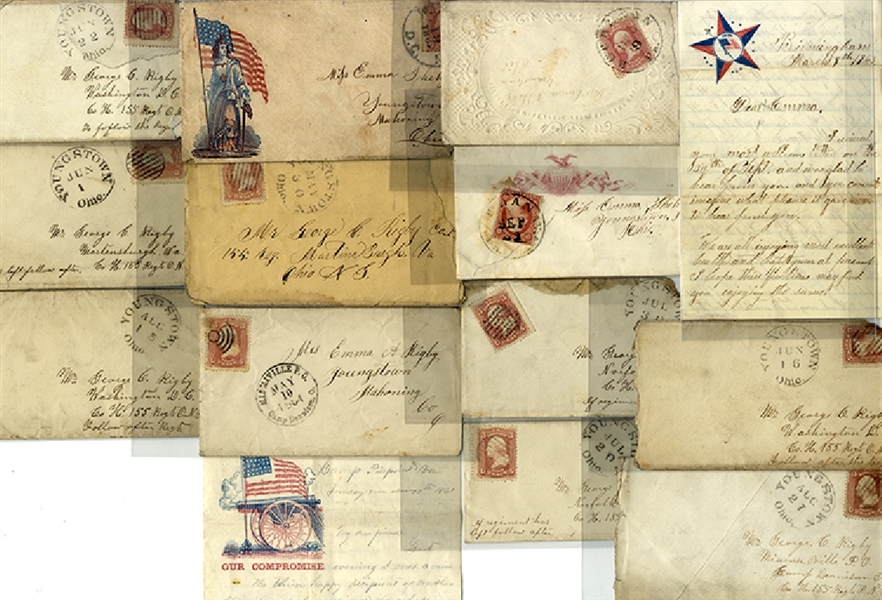 Civil War Patriotic Stationery Collection
